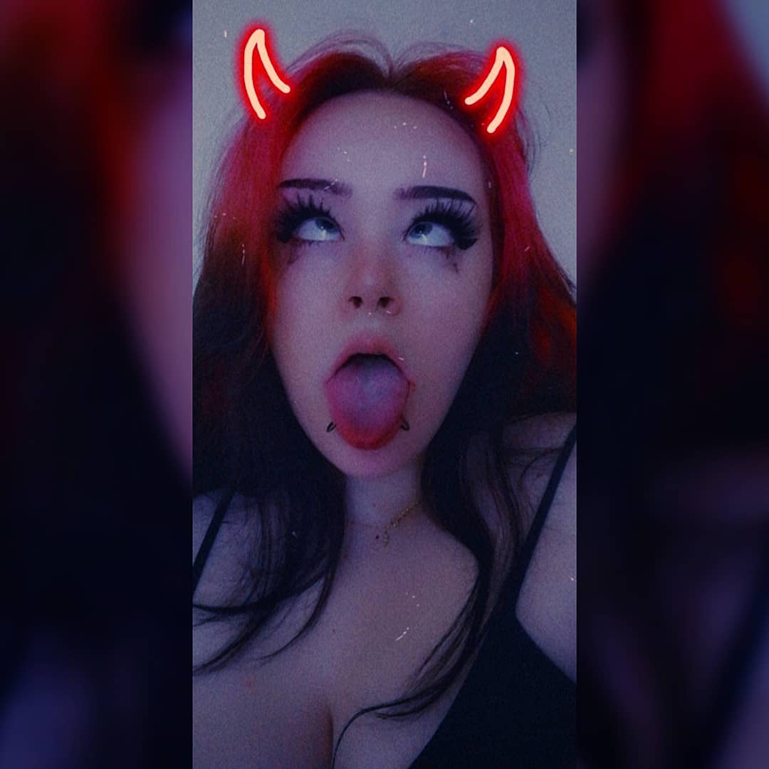 Ahegao face from gothgfroxy